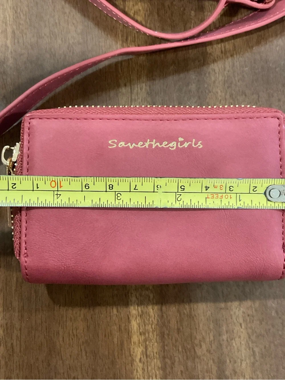 Save The Girls rose crossbody